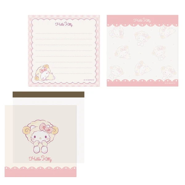 【即納品】メモ おやすみひつじ キティ