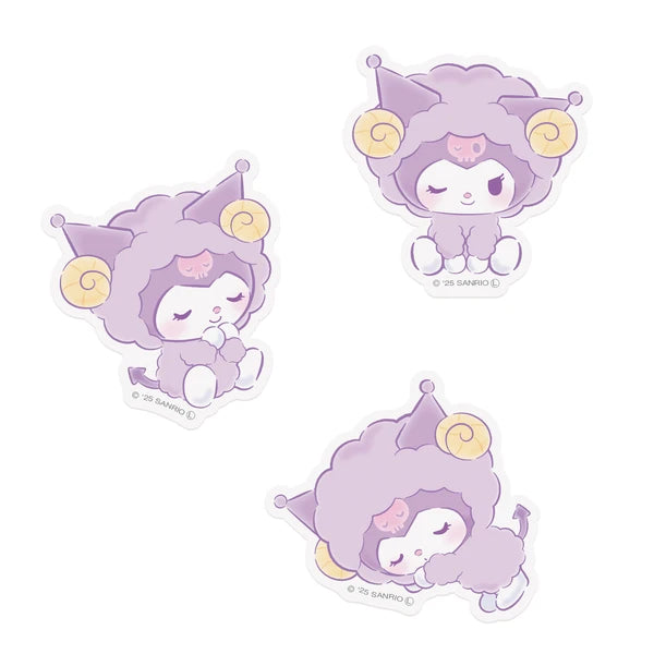 【即納品】ステッカー3枚セット おやすみひつじ クロミ