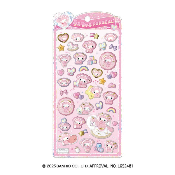 【予約商品】マイメロ うるちゅるポップシール