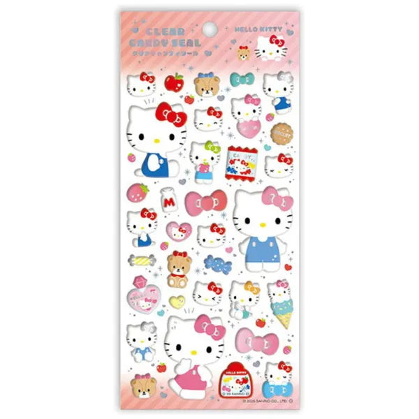 【予約商品】キティ クリアキャンディシール
