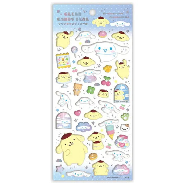 【予約商品】ポムシナ クリアキャンディシール