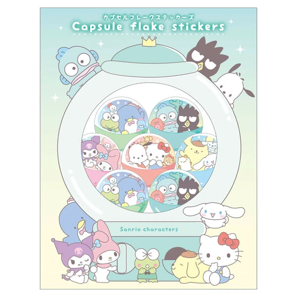 【予約商品】はぴだんぶい　カプセルフレークステッカーズ