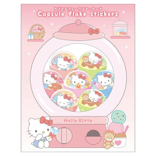 【予約商品】キティ　カプセルフレークステッカーズ
