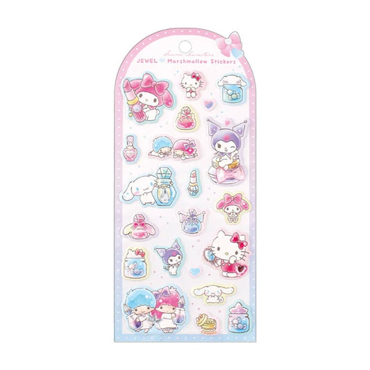 【予約商品】サンリオコスメ　ジュエルマシュマロステッカーズ