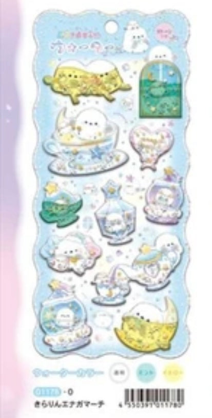 【予約商品】ウォーターシール　きらりんエナガマーチ