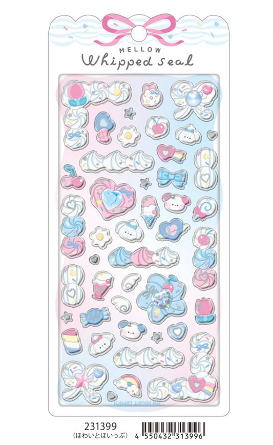 【即納品】メローホイップシール　ほわいと