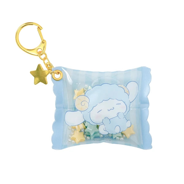 【即納品】しゃかしゃかキーホルダー　おやすみひつじ　シナモン