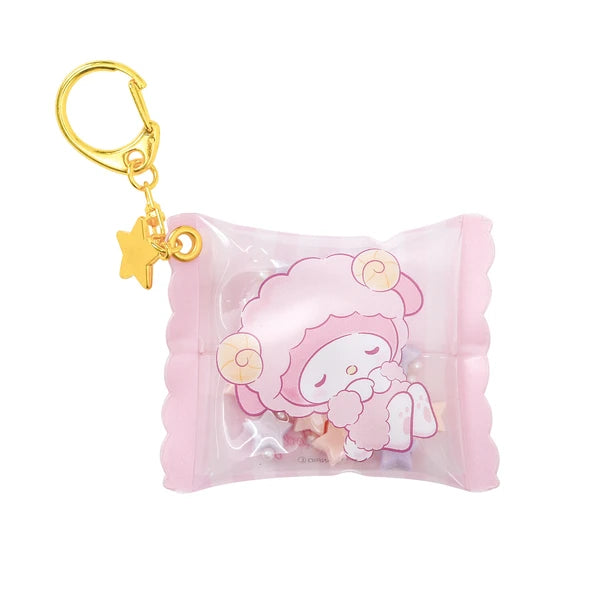 【即納品】しゃかしゃかキーホルダー　おやすみひつじ　マイメロ
