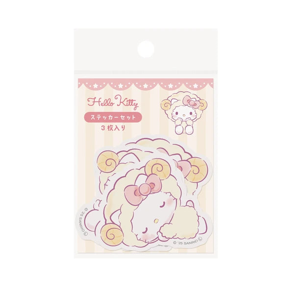 【即納品】ステッカー3枚セット　おやすみひつじ　キティ