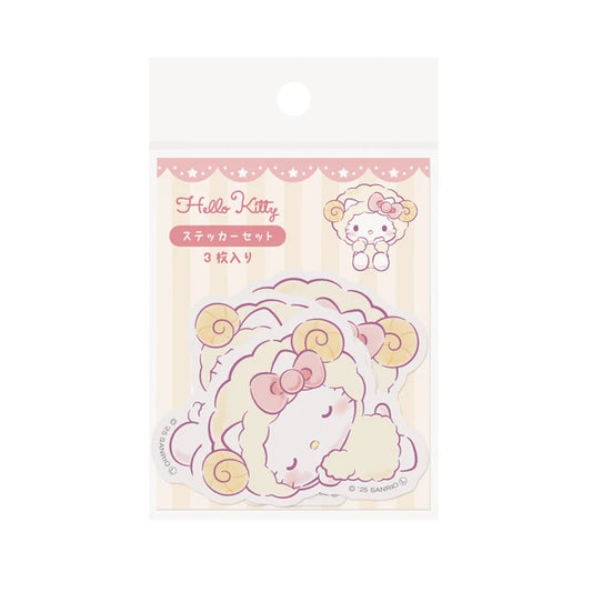 【即納品】ステッカー3枚セット　おやすみひつじ　キティ