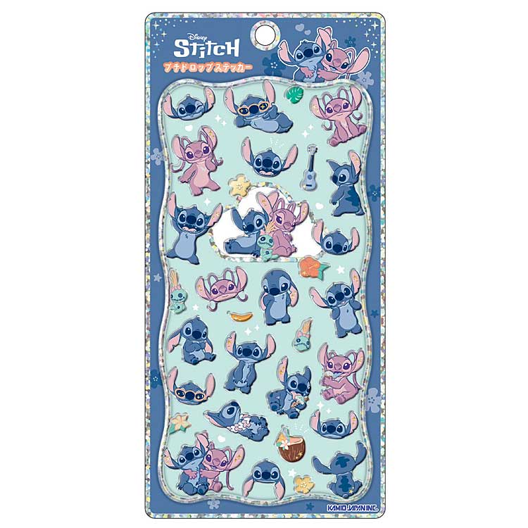 【即納品】プチドロップステッカー　スティッチ