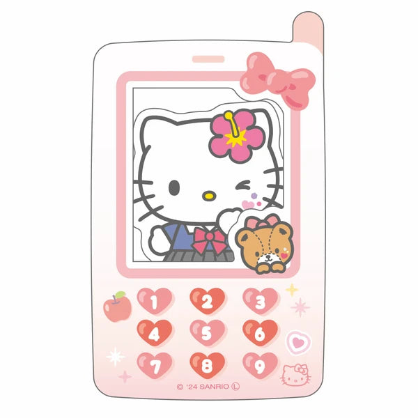 ケータイ風ステッカー　キティ