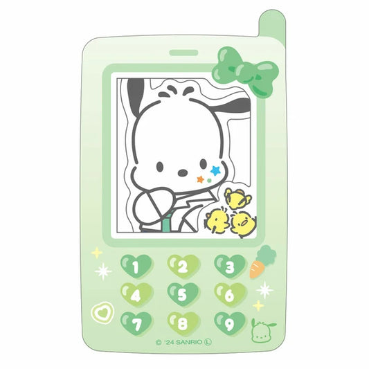 ケータイ風ステッカー　ポチャッコ